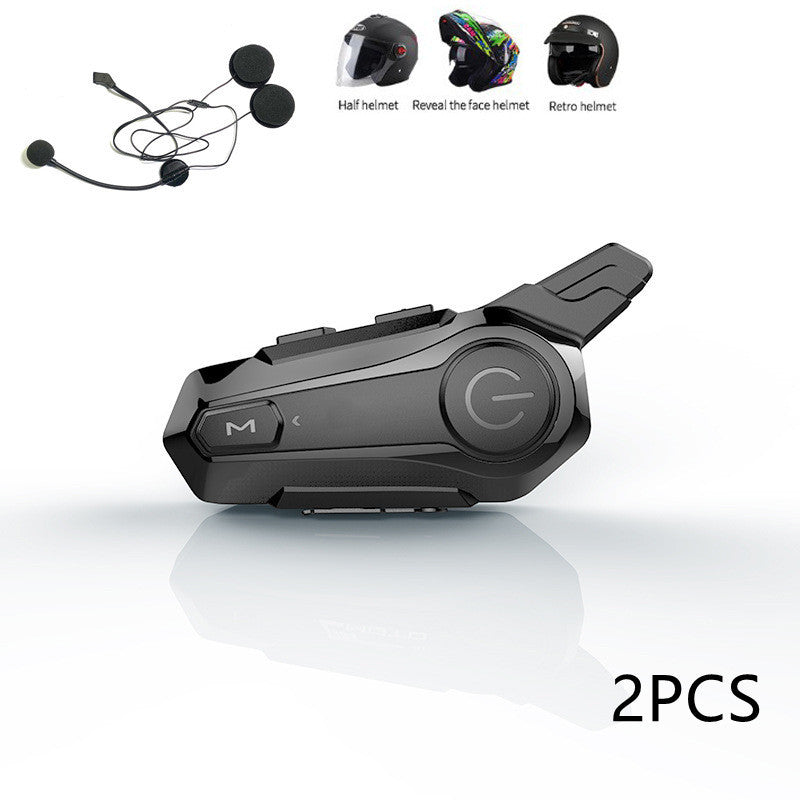 Motorcycle Helmet Intercom Headset Waterproof Intercom